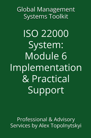 ISO 22000: Module 6. Implementation & Practical Support