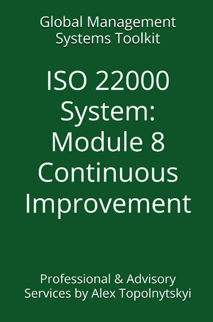ISO 22000: Module 8. Continuous Improvement