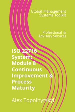 ISO 22716 (GMP): Module 8. Continuous Improvement & Process Maturity