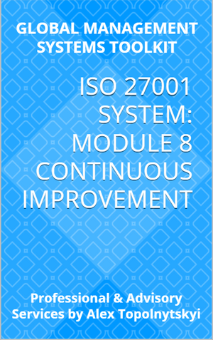 ISO/IEC 27001: Module 8. Continuous Improvement & Process Maturity