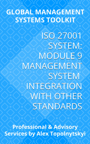 ISO/IEC 27001: Module 9. Management Systems Integration